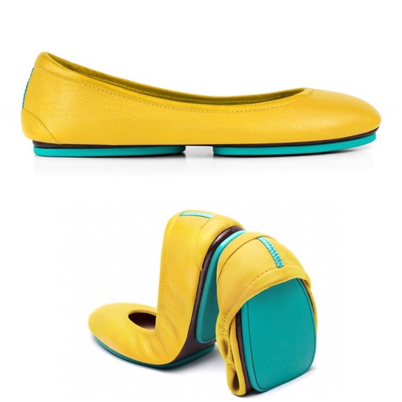 Tieks Shoes - Mustard Yellow Times - Italian Leather